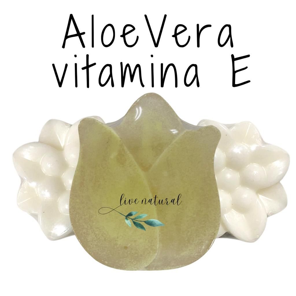 KITX3 Jabon artesanal AloeVera Vitamina E